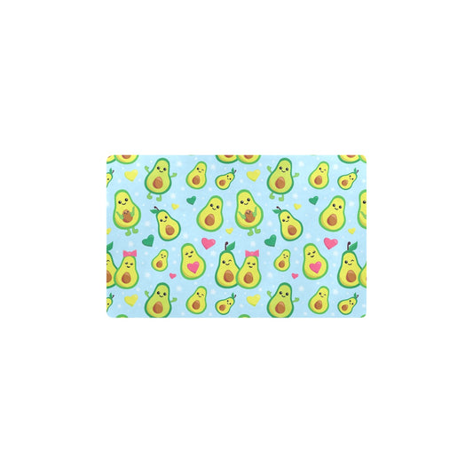 Avocado Pattern Print Design AC09 Kitchen Mat