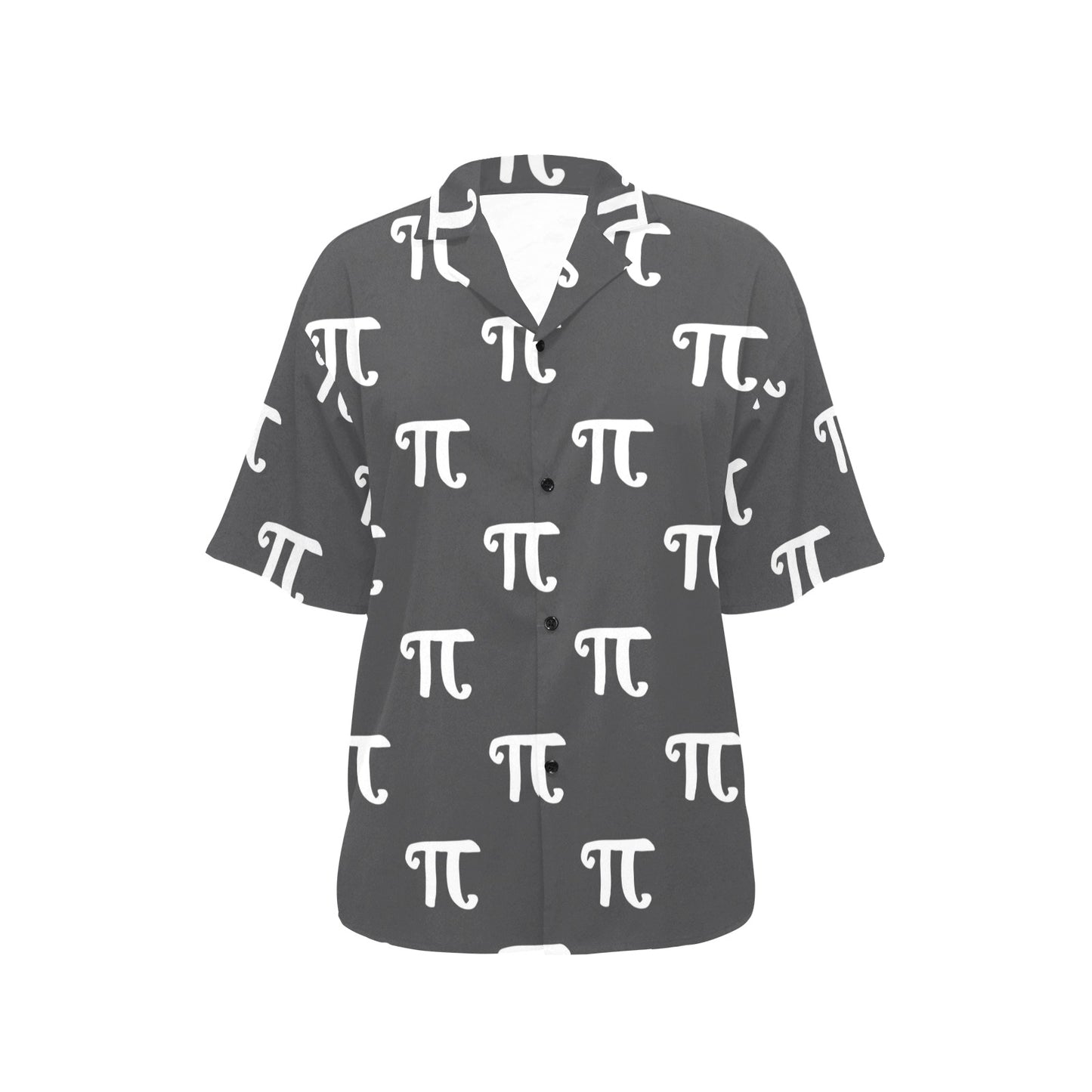 Pi Day Pattern Print Design A01 Women's Hawaiian Shirt