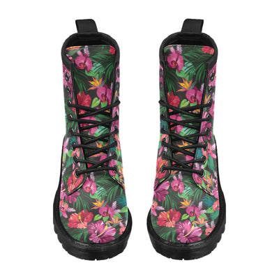 Hawaiian Flower Hibiscus tropical Women's Boots