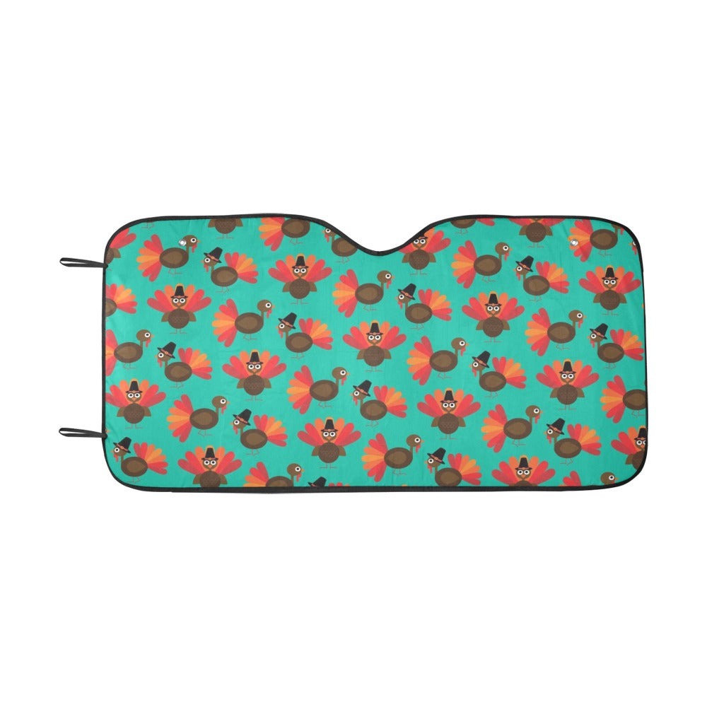Thanksgiving Print Design LKS307 Car front Windshield Sun Shade