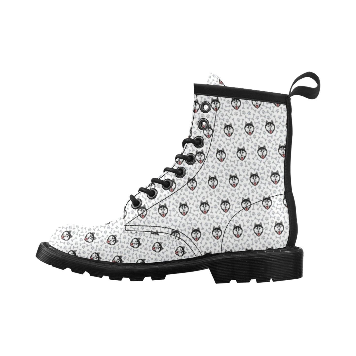 Siberian Huskies Print Design LKS305 Women's Boots