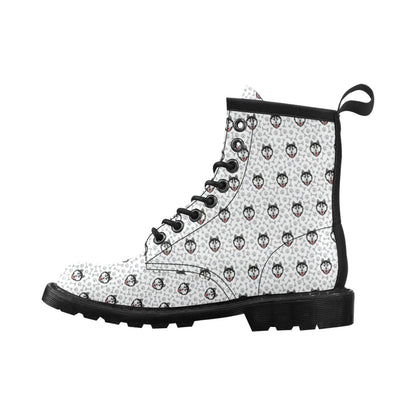 Siberian Huskies Print Design LKS305 Women's Boots