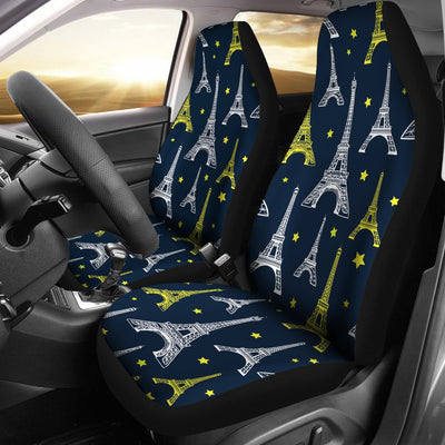 Eiffel Tower Star Print Universal Fit Car Seat Covers