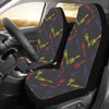 Electric Guitar Pattern Print Design 03 Car Seat Covers (Set of 2)-JORJUNE.COM