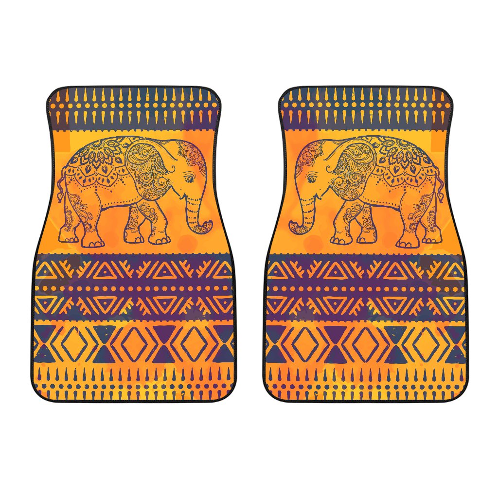 Elephant Aztec Car Floor Mats