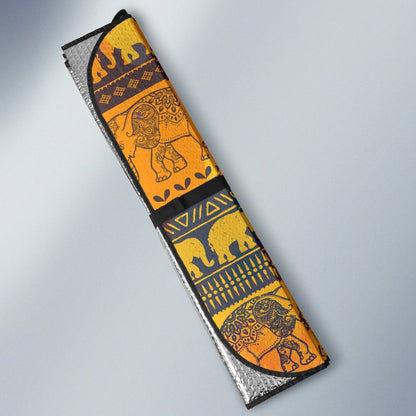 Elephant Aztec Car Sun Shade-JorJune