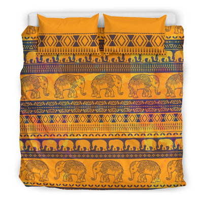 Elephant Aztec Duvet Cover Bedding Set