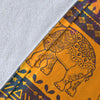 Elephant Aztec Fleece Blanket