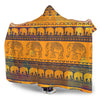 Elephant Aztec Hooded Blanket-JORJUNE.COM