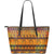 Elephant Aztec Large Leather Tote Bag