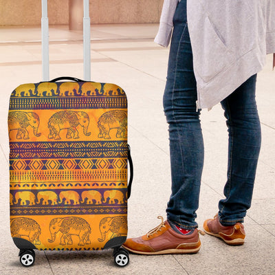 Elephant Aztec Luggage Cover Protector