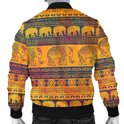 Elephant Aztec Men Casual Bomber Jacket