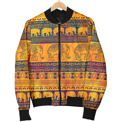 Elephant Aztec Men Casual Bomber Jacket