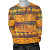 Elephant Aztec Men Crewneck Sweatshirt