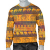 Elephant Aztec Men Crewneck Sweatshirt