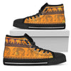 Elephant Aztec Men High Top Shoes