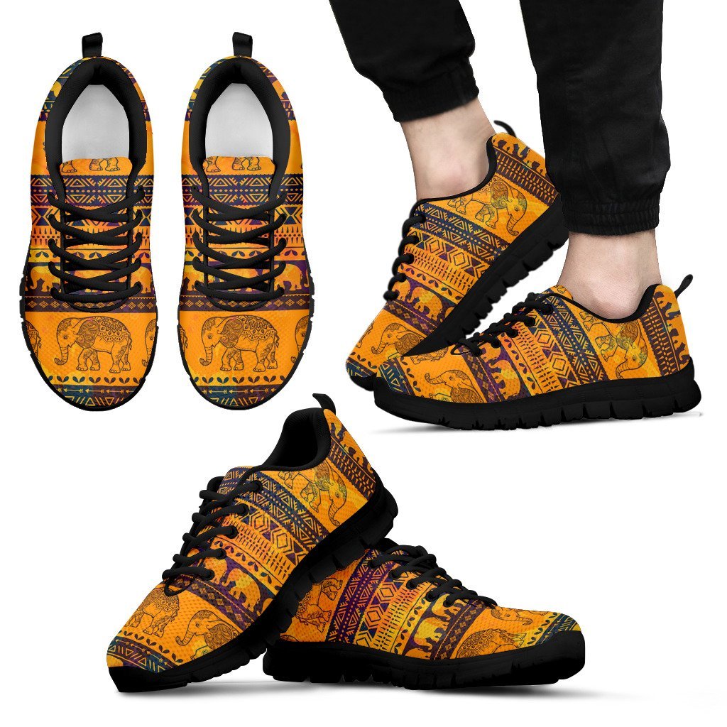 Elephant Aztec Men Sneakers