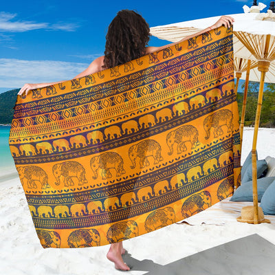 Elephant Aztec Sarong Pareo Wrap