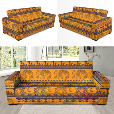 Elephant Aztec Sofa Slipcover-JORJUNE.COM