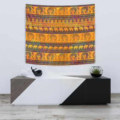 Elephant Aztec Tapestry