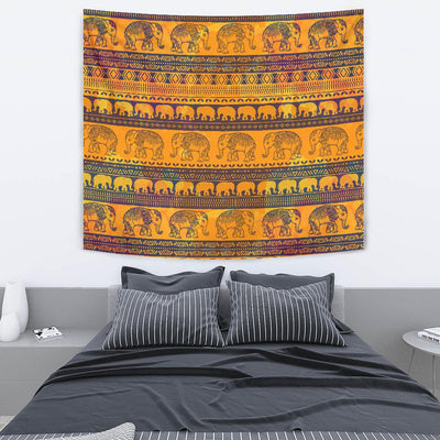 Elephant Aztec Tapestry