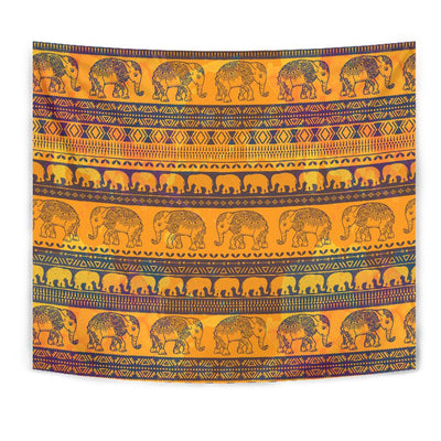 Elephant Aztec Tapestry