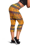 Elephant Aztec Women Capris