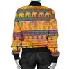 Elephant Aztec Women Casual Bomber Jacket