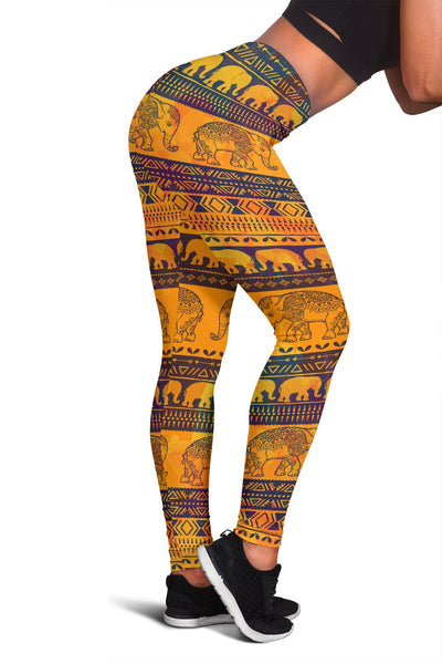 Elephant Aztec Women Leggings