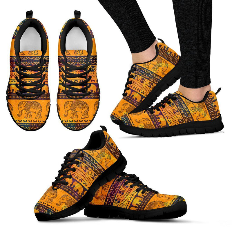 Elephant Aztec Women Sneakers