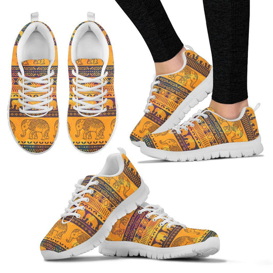 Elephant Aztec Women Sneakers