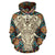 Elephant Colorful Indian All Over Print Hoodie
