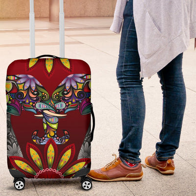 Elephant Colorful Indian Mandala Luggage Cover Protector