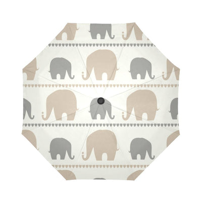 Elephant Cute Automatic Foldable Umbrella