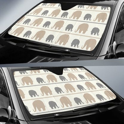 Elephant Cute Car Sun Shade-JorJune