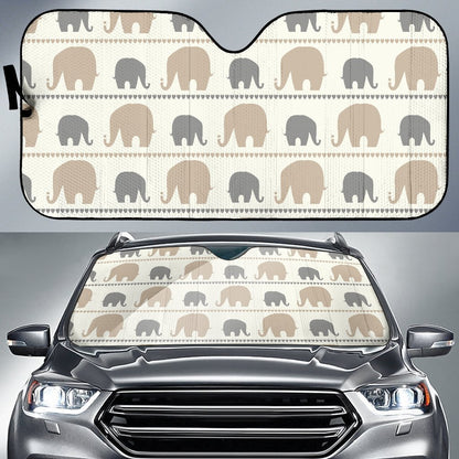 Elephant Cute Car Sun Shade-JorJune