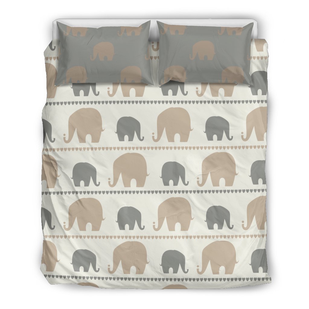 Elephant Cute Duvet Cover Bedding Set