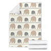 Elephant Cute Fleece Blanket