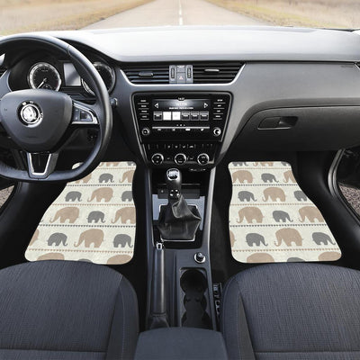 Elephant Cute Front and Back Car Floor Mats