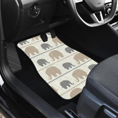 Elephant Cute Front and Back Car Floor Mats