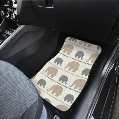 Elephant Cute Front and Back Car Floor Mats