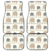 Elephant Cute Front and Back Car Floor Mats