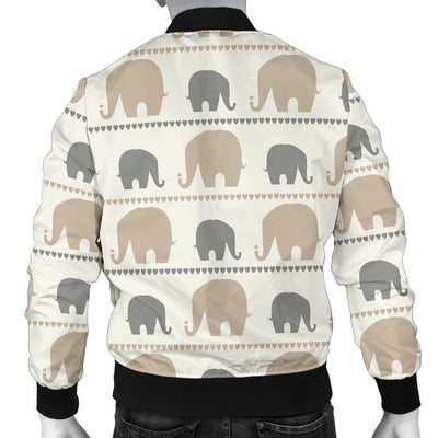 Elephant Cute Men Casual Bomber Jacket