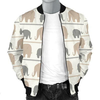 Elephant Cute Men Casual Bomber Jacket