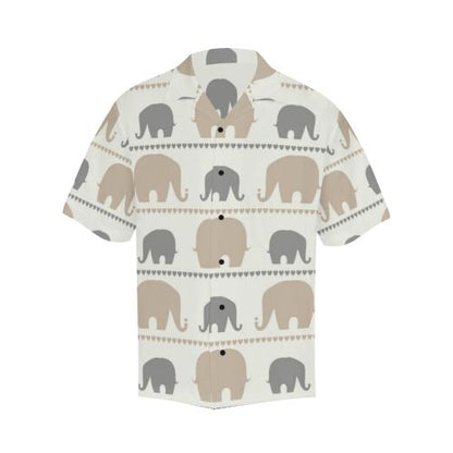 Elephant Cute Men Hawaiian Shirt