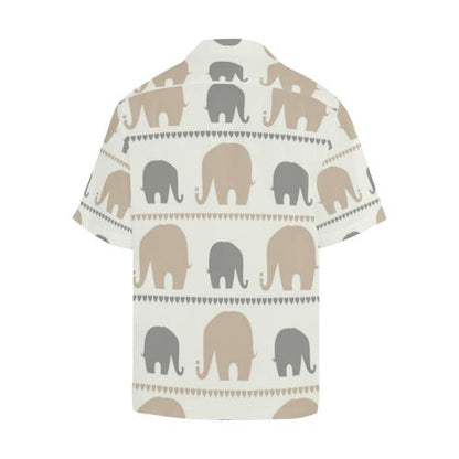 Elephant Cute Men Hawaiian Shirt