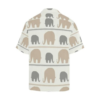 Elephant Cute Men Hawaiian Shirt