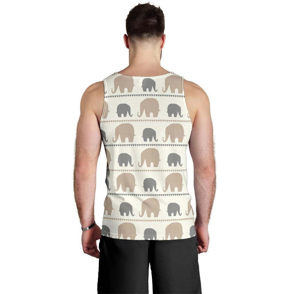 Elephant Cute Men Tank Top