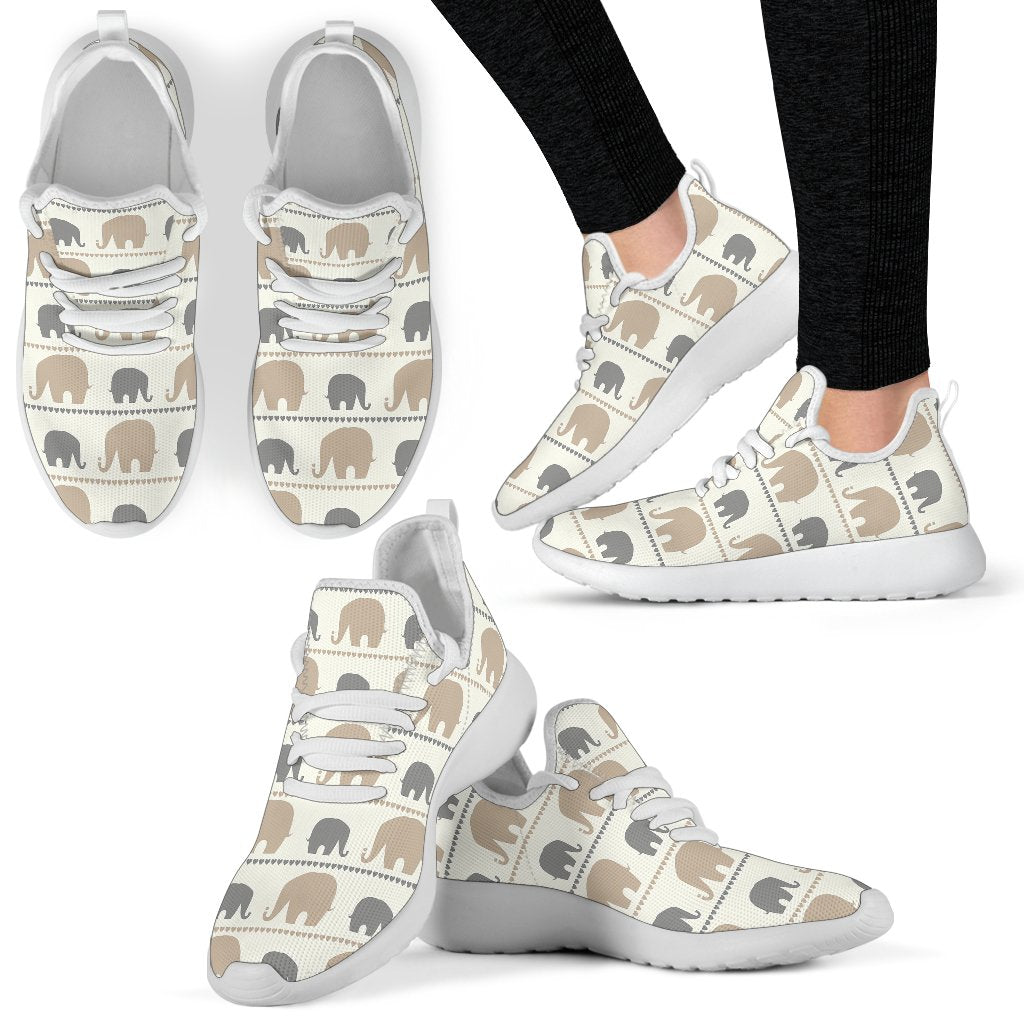 Elephant Cute Mesh Knit Sneakers Shoes