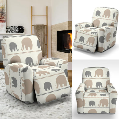 Elephant Cute Recliner Slipcover-JORJUNE.COM